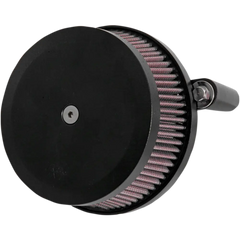 K & N Street Metal Air Intake Kit - Hammer - Black - Twin Cam RK-3933B