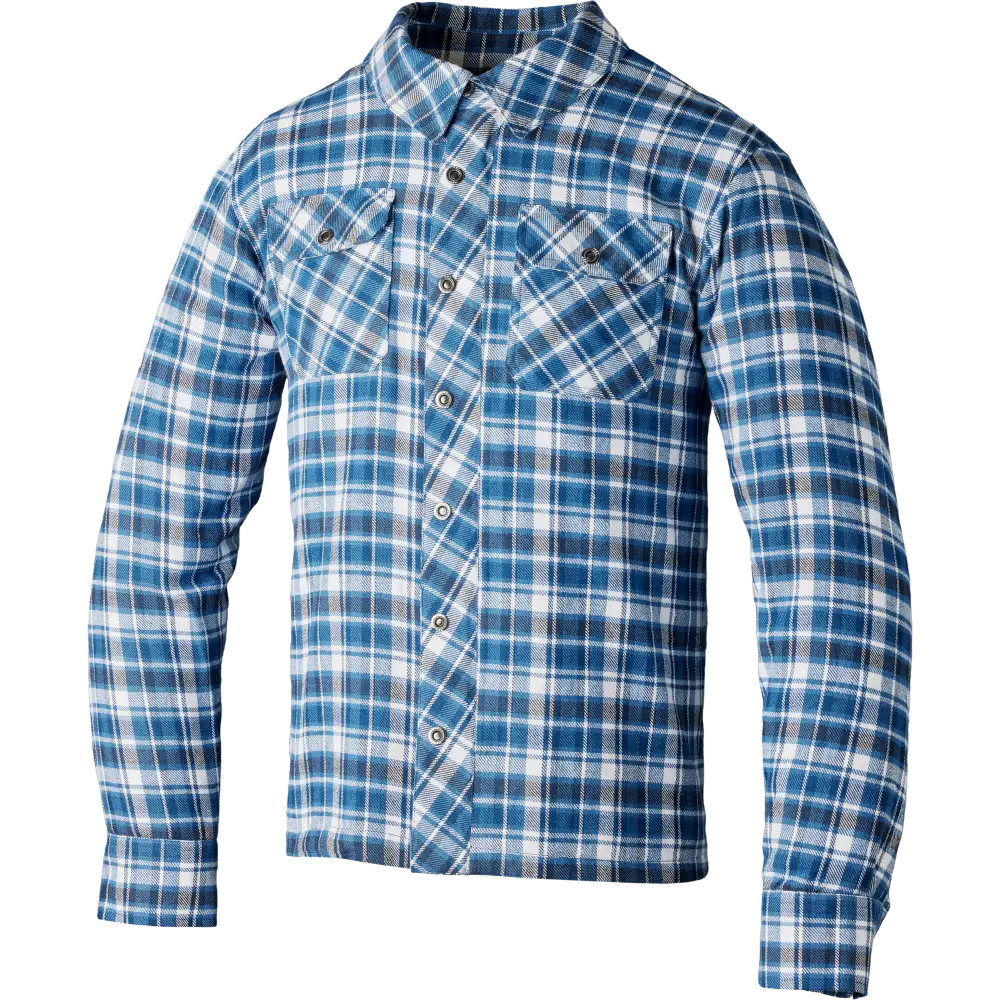 Kevlar Lumberjack Ce Shirt Blue/Grey Check 2xl