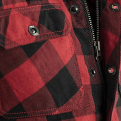 Kevlar Lumberjack Ce Shirt Red Check Textile Md