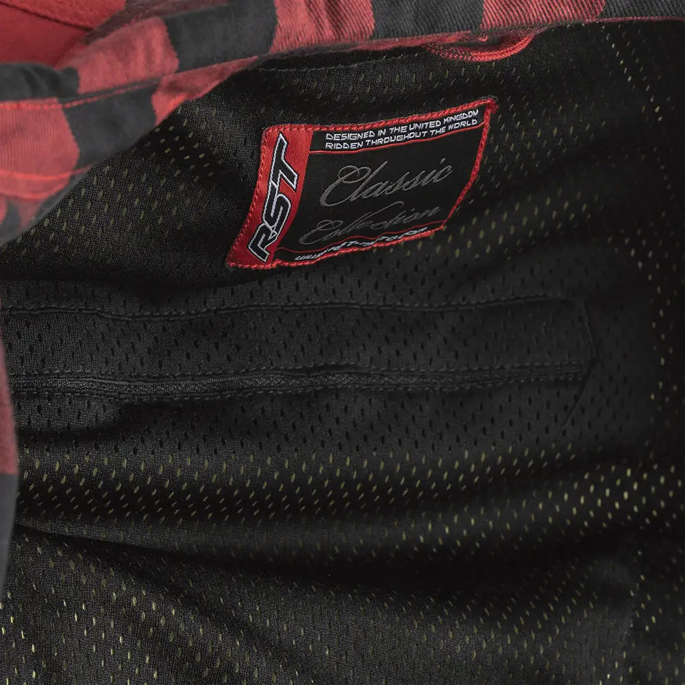 Kevlar Lumberjack Ce Shirt Red Check Textile Xs