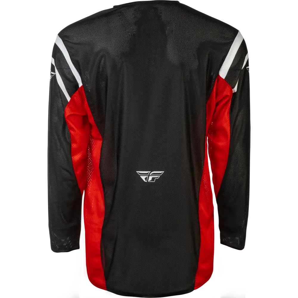 Kinetic Mesh Center Jersey Black/White/Red Md