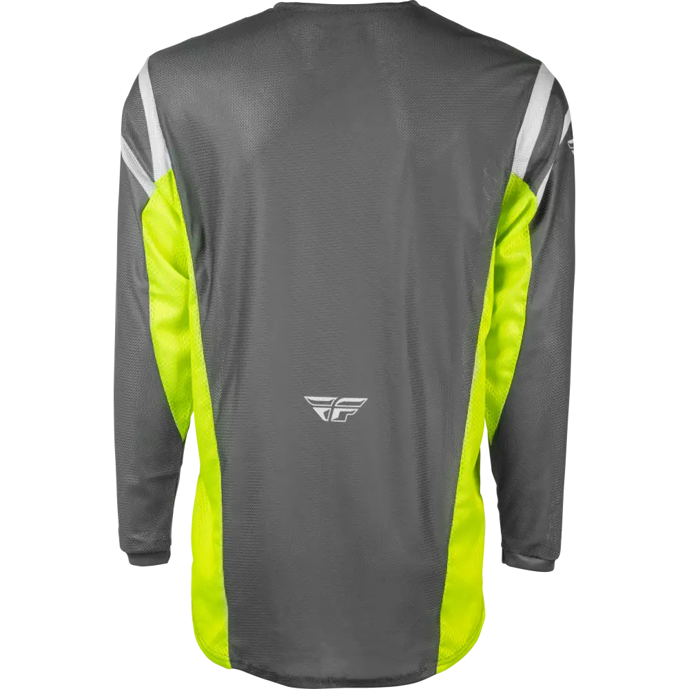 Kinetic Mesh Center Jersey Grey/White/Hi Vis Sm