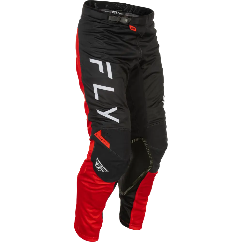 Kinetic Mesh Center Pants Black/White/Red Sz 28