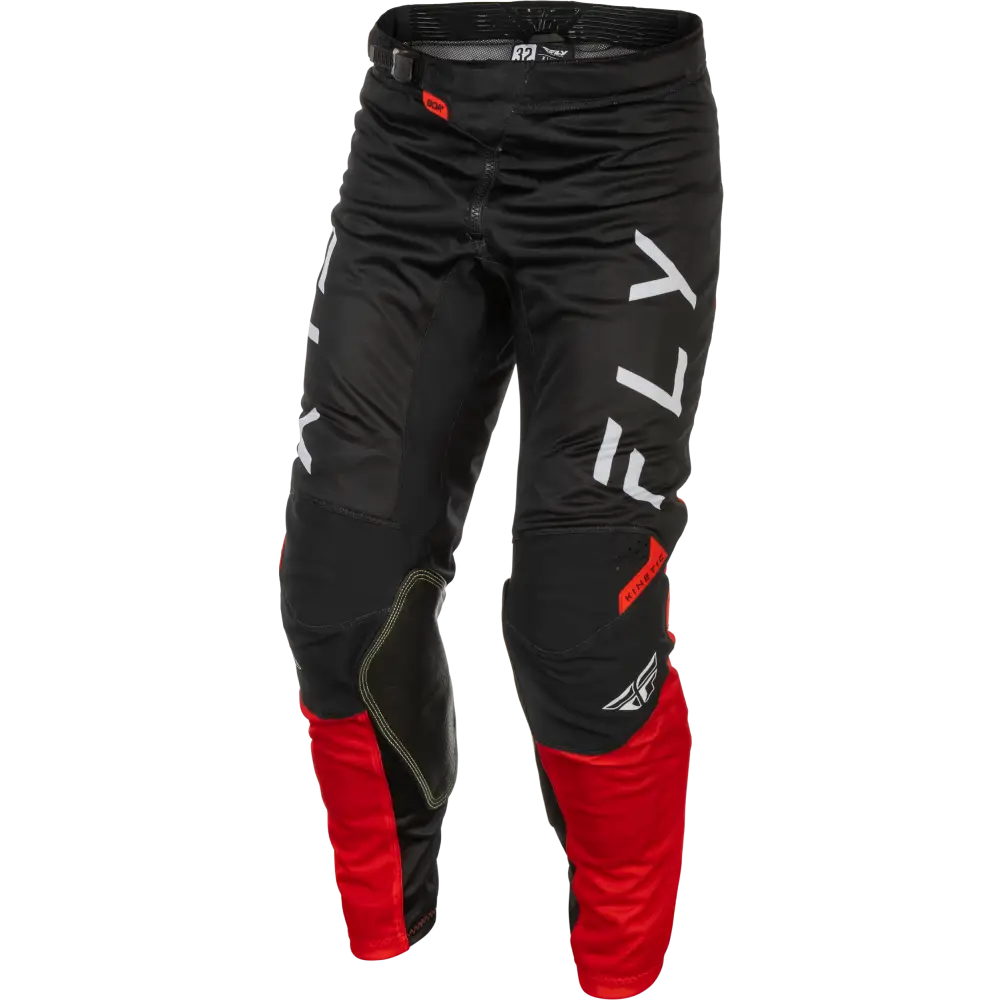 Kinetic Mesh Center Pants Black/White/Red Sz 32