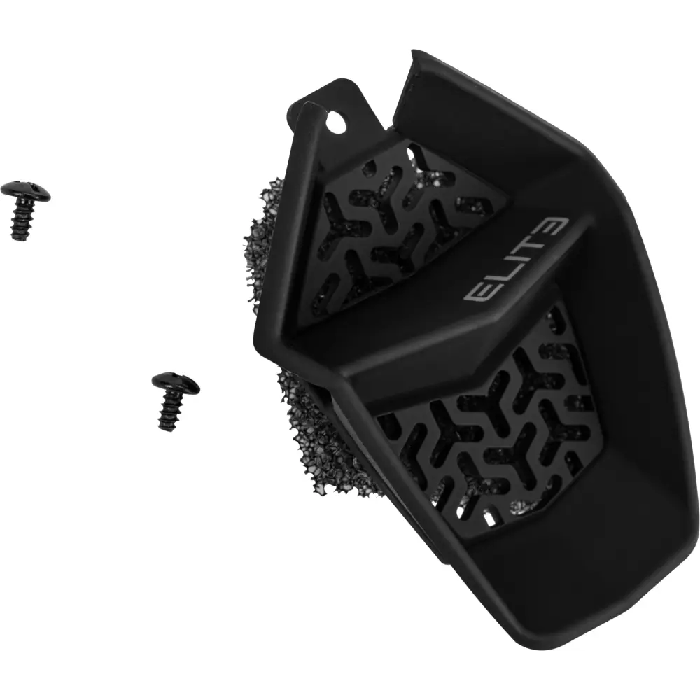 Kinetic Solid Helmet Mouthpiec Matte Black
