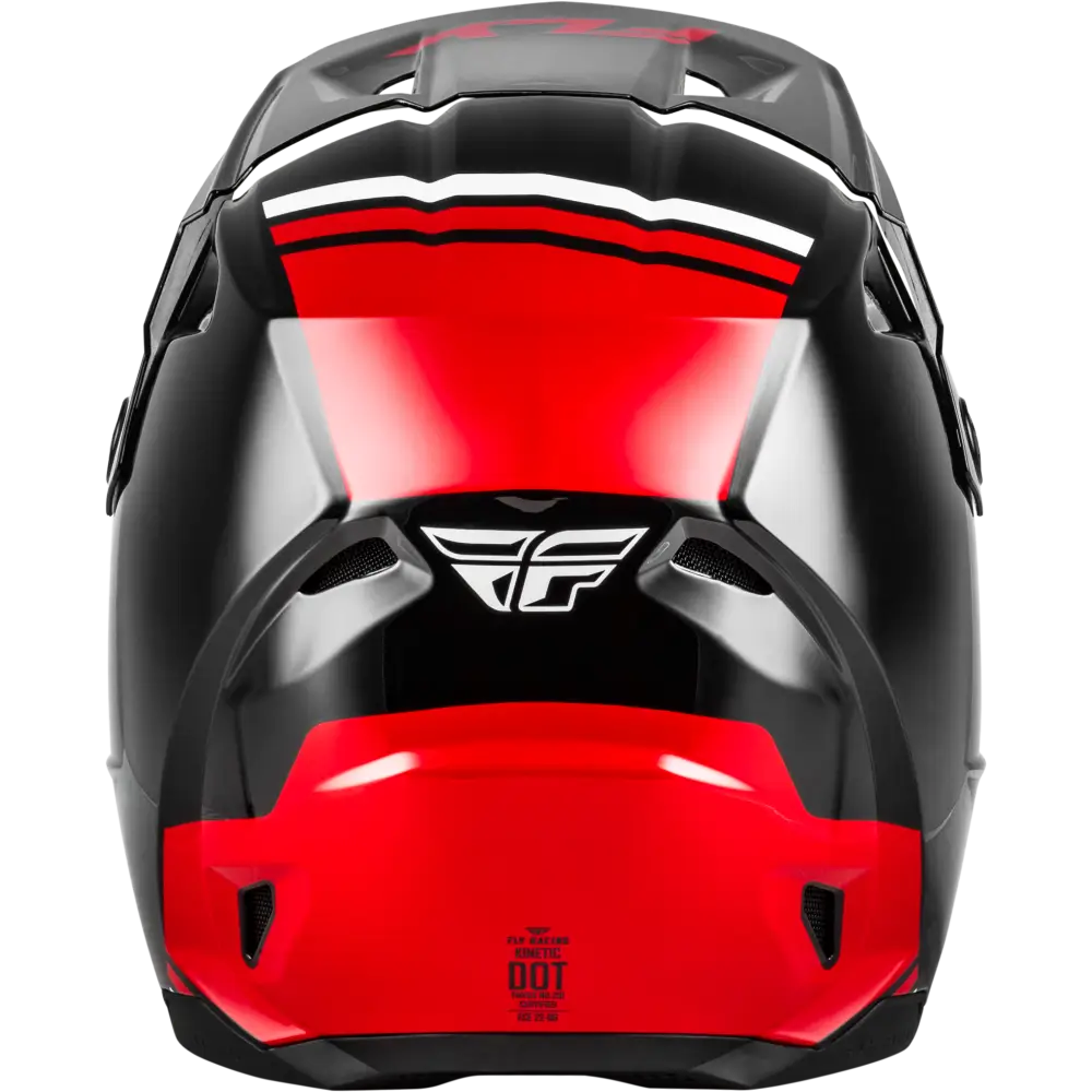 Kinetic Verdict Helmet Black/Red/White Md