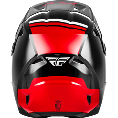 Kinetic Verdict Helmet Black/Red/White Md