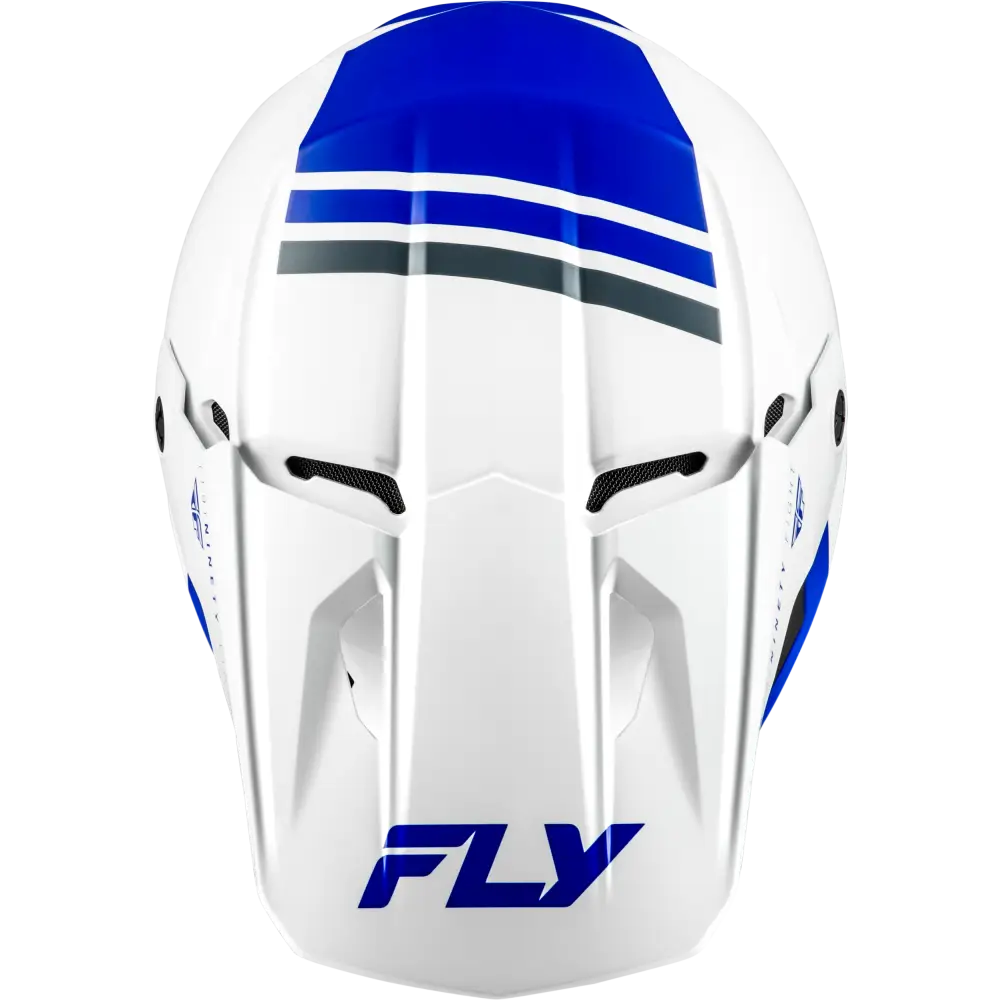 Kinetic Verdict Helmet White/Blue/Grey 2x