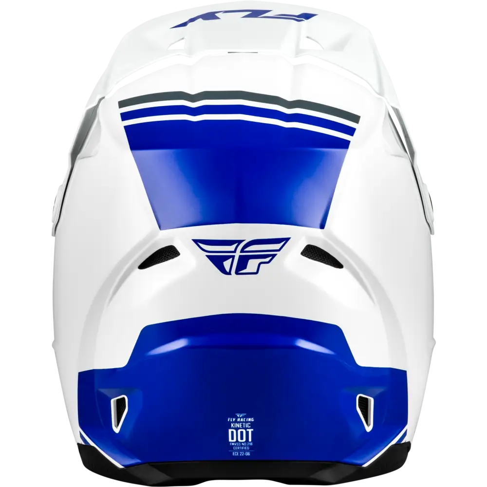 Kinetic Verdict Helmet White/Blue/Grey 2x