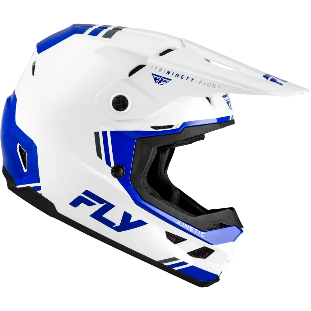 Kinetic Verdict Helmet White/Blue/Grey 2x