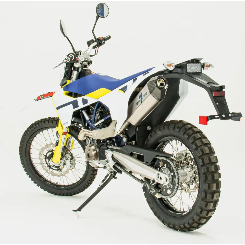 KTM 690 Enduro R - Husqvarna 701 Enduro R Titanium Slip-on Exhaust - Carbon End Cap - Parts