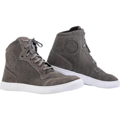 Ladies Hitop Moto Sneaker Ce Grey Suede Sz 5