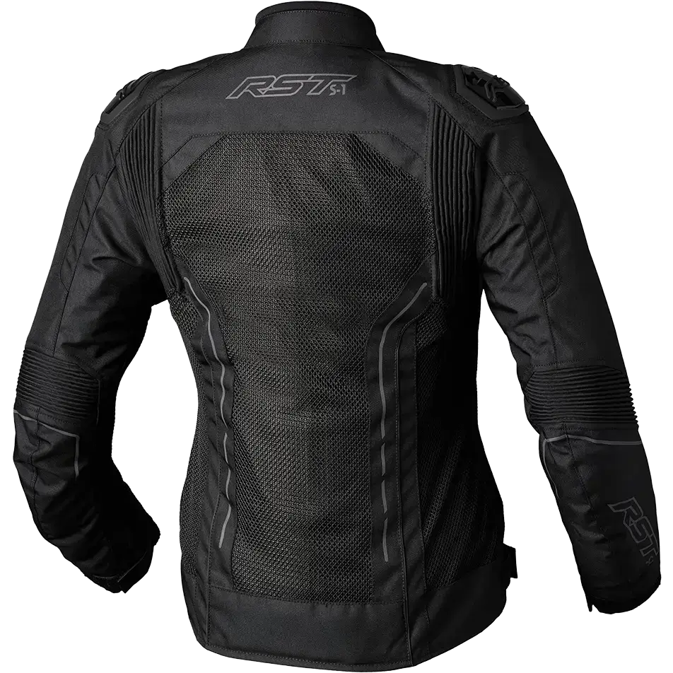 Ladies S1 Mesh Ce Jacket Black/Black Textile Xs