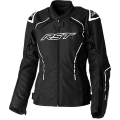 Ladies S1 Ce Jacket Black/White Textile Sm
