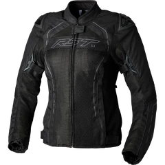Ladies S1 Mesh Ce Jacket Black/Black Textile Xs
