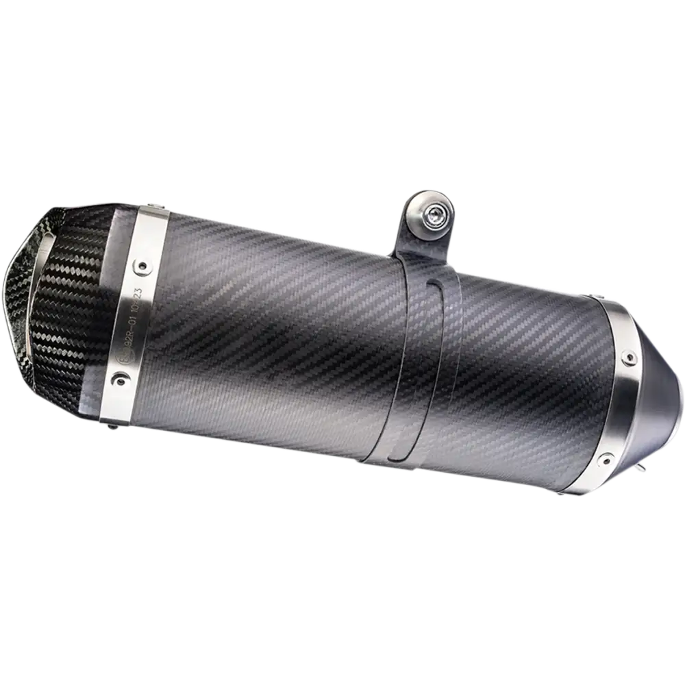 LEOVINCE 54x270mm Carbon Fiber LV One Evo Muffler 9773U - E X Haust Group