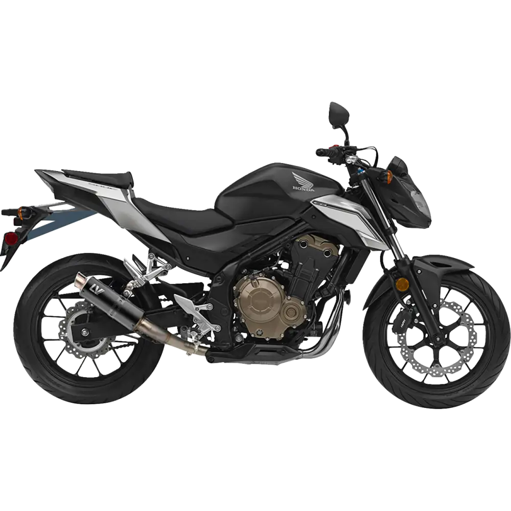 LEOVINCE GP Corsa Slip-On Muffler - Black Edition - CB/CBR 500 3384BU