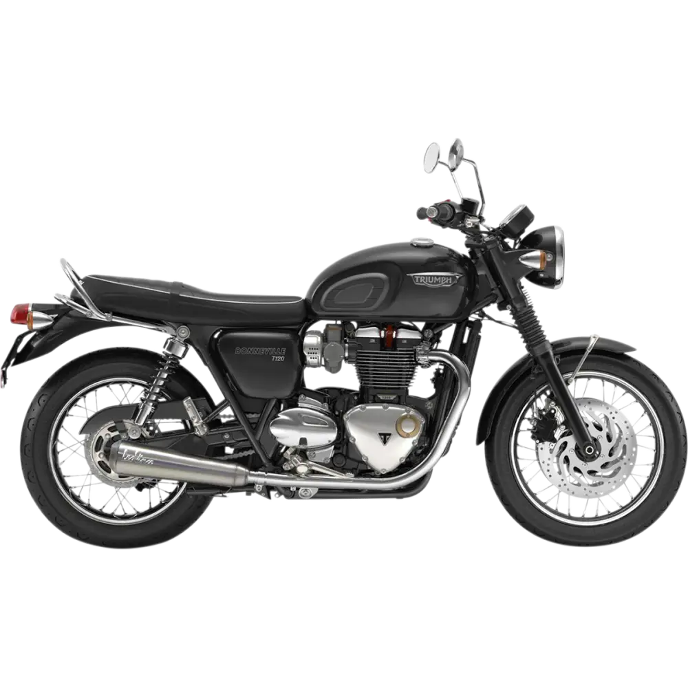 LEOVINCE GP Racer Slip-On Muffler - Bonneville T120 15003 - E X Haust Group