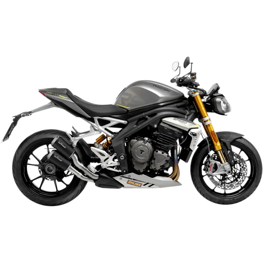 LEOVINCE LV-10 Slip-On Muffler 15247B - E X Haust Group