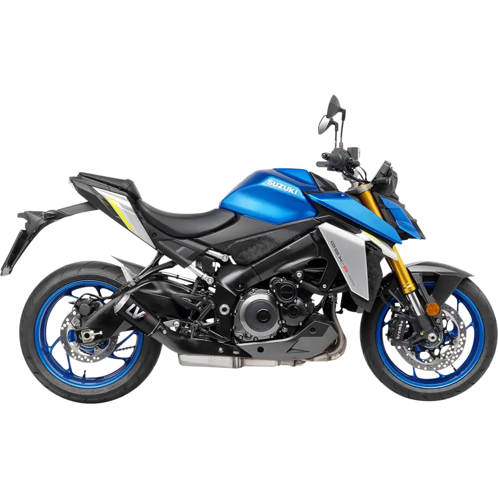 LEOVINCE LV-10 Slip-On Muffler - Carbon Fiber 15245C - E X Haust Group