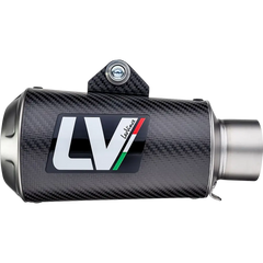 LEOVINCE LV-10 Slip-On Muffler - Carbon Fiber 15245C - E X Haust Group