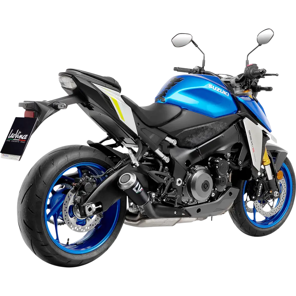LEOVINCE LV-10 Slip-On Muffler - Carbon Fiber 15245C - E X Haust Group