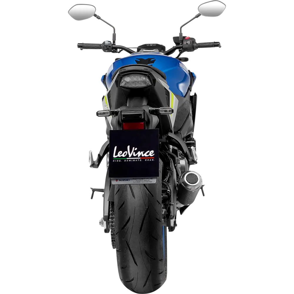 LEOVINCE LV-10 Slip-On Muffler - Carbon Fiber 15245C - E X Haust Group