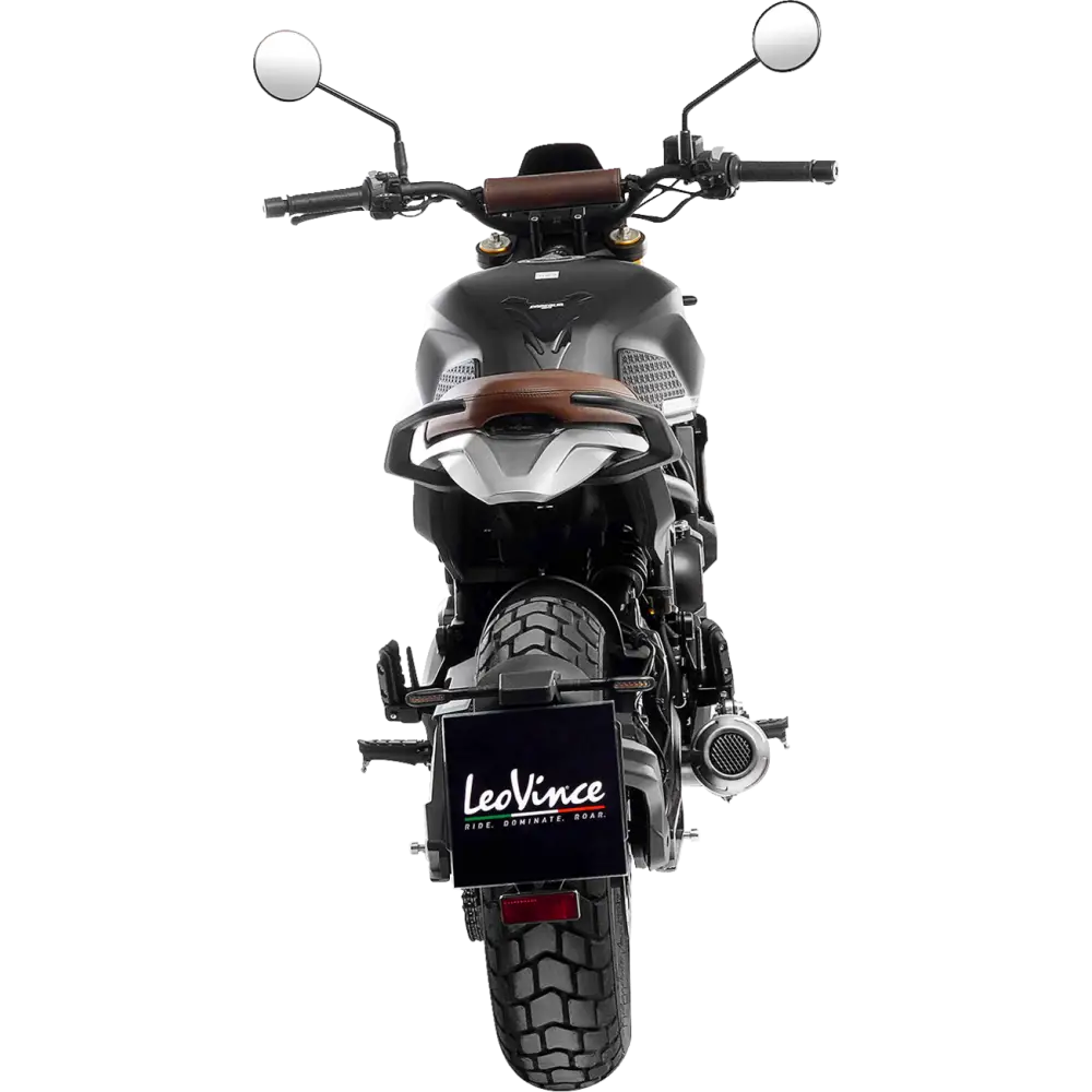 LEOVINCE LV-10 Slip-On Muffler - Carbon Fiber 15267CU - E X Haust Group