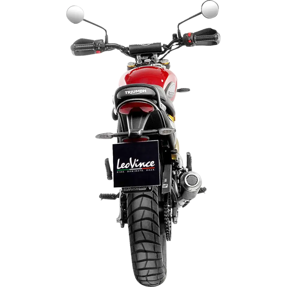 LEOVINCE LV-10 Slip-On Muffler - Carbon Fiber - Scrambler/Speed 400 15268CU