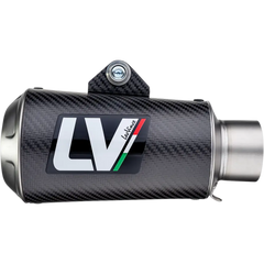LEOVINCE LV-10 Slip-On Muffler - Left 9791U - E X Haust Group