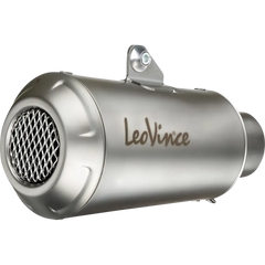 LEOVINCE LV-10 Slip-On Muffler - Stainless Steel 15226 - E X Haust Group