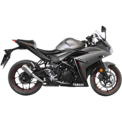 LEOVINCE LV-10 Slip-On Muffler - YZF-R3 - Stainless Steel 15212U - E X Haust Group
