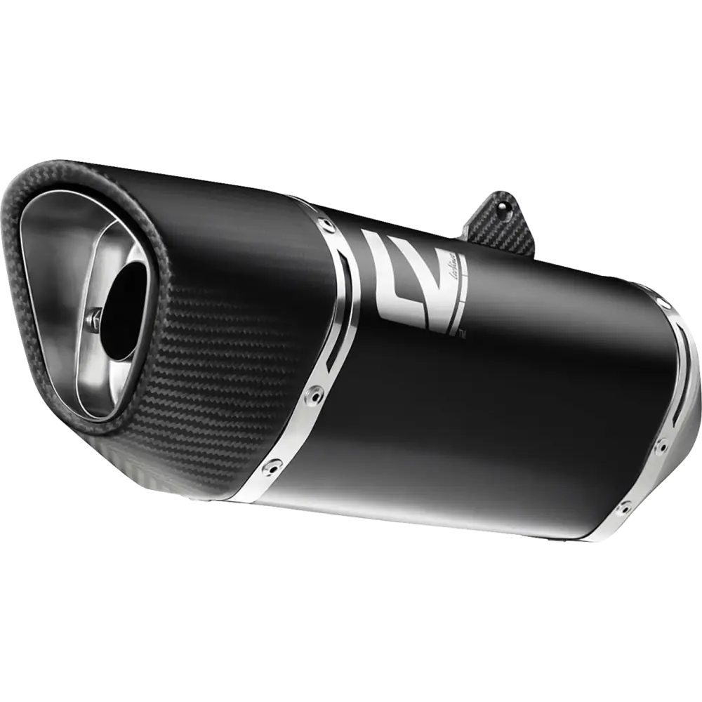 LEOVINCE LV-14 R Slip-On Muffler - Black - Ninja 1000 SX 15602BU