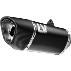 LEOVINCE LV-14 R Slip-On Muffler - Black - Ninja 1000 SX 15602BU