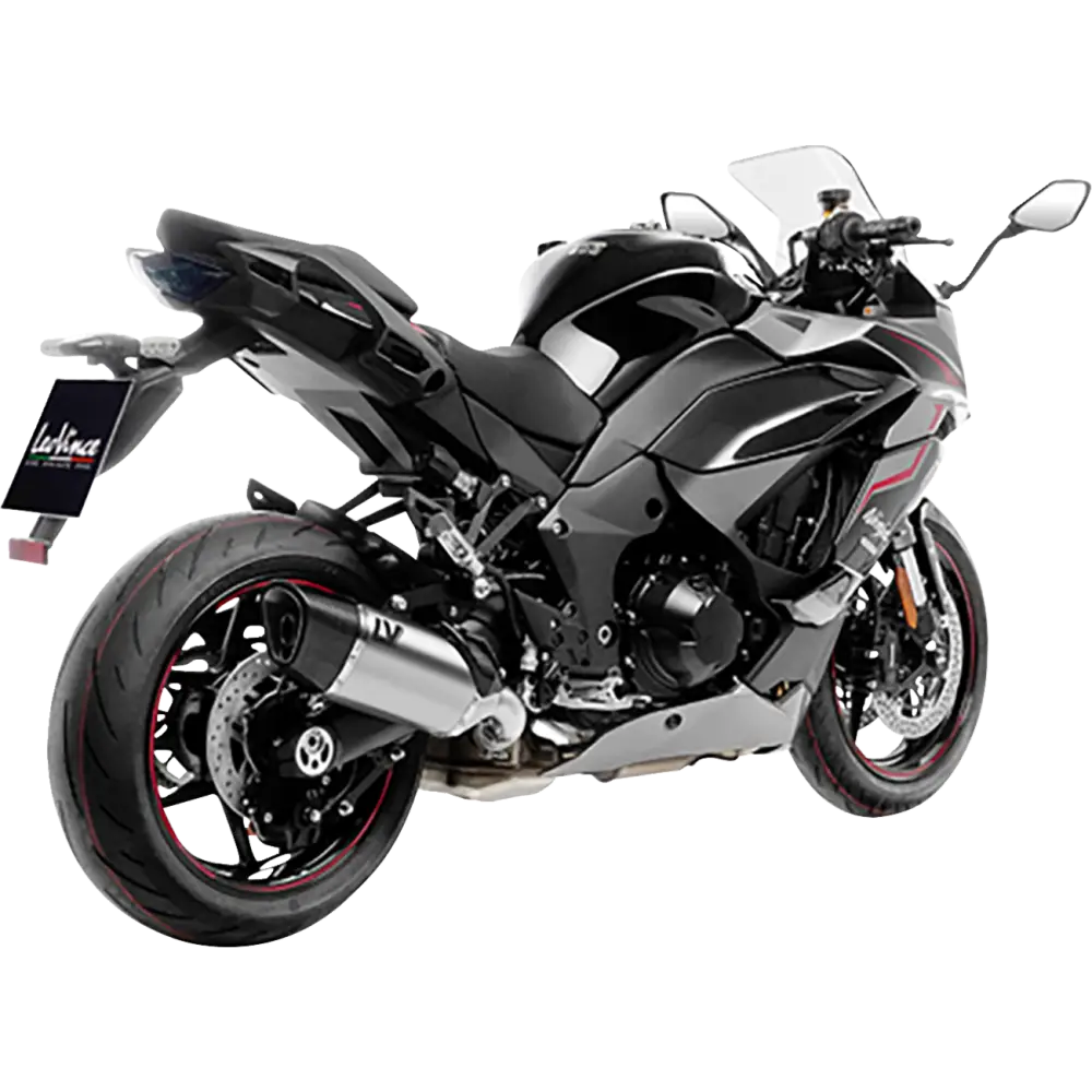 LEOVINCE LV-14 R Slip-On Muffler - Stainless Steel - Ninja 1000 SX 15602U