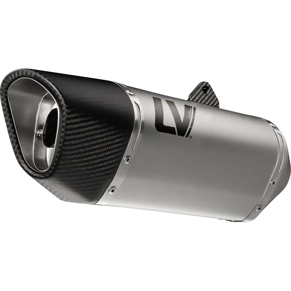 LEOVINCE LV-14 R Slip-On Muffler - Stainless Steel - Ninja 1000 SX 15602U