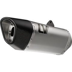 LEOVINCE LV-14 R Slip-On Muffler - Stainless Steel - Ninja 1000 SX 15602U
