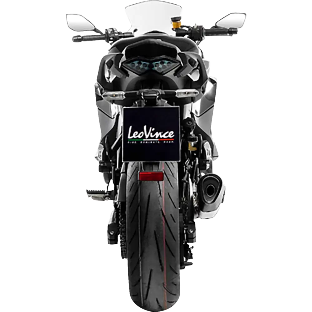 LEOVINCE LV-14 R Slip-On Muffler - Stainless Steel - Ninja 1000 SX 15602U