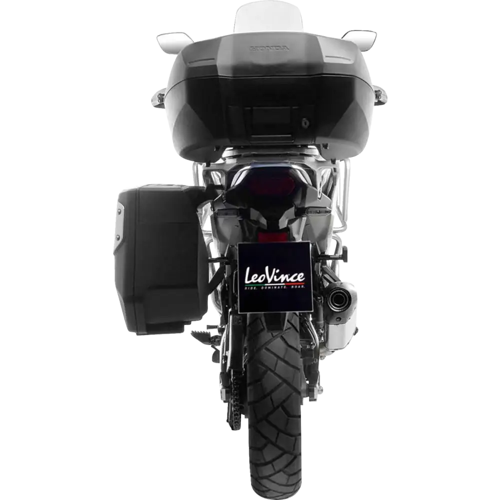 LEOVINCE LV-14 Slip-On Muffler - Stainless Steel - XL 750 Transalp 15601U