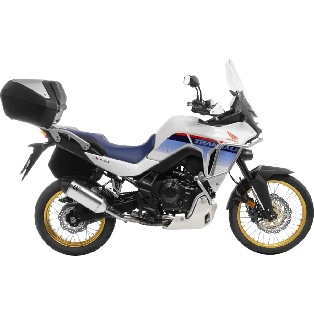 LEOVINCE LV-14 Slip-On Muffler - Stainless Steel - XL 750 Transalp 15601U