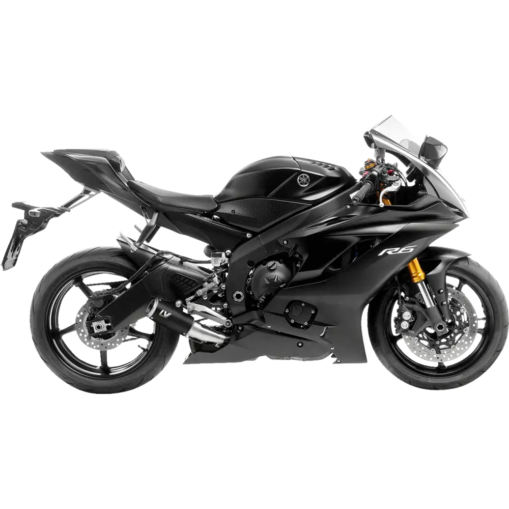 LEOVINCE LV Corsa Muffler - Black Edition 15403BU - E X Haust Group