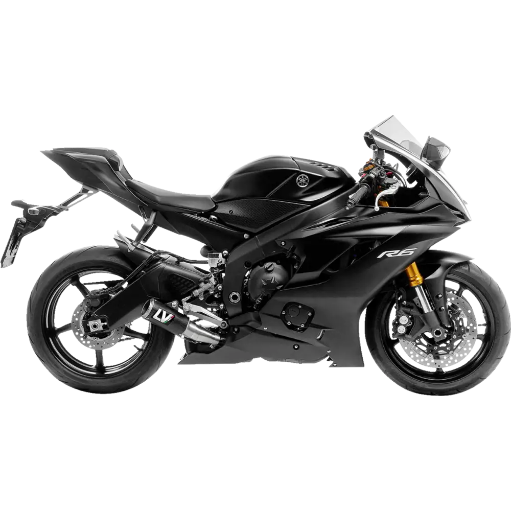 LEOVINCE LV Corsa Muffler - Carbon Fiber 15403CU - E X Haust Group