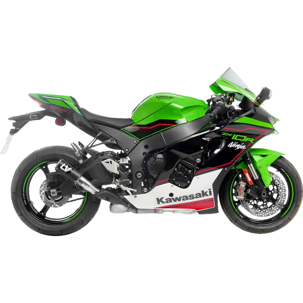 LEOVINCE LV Corsa Slip-On Muffler - Carbon 15406CU - E X Haust Group