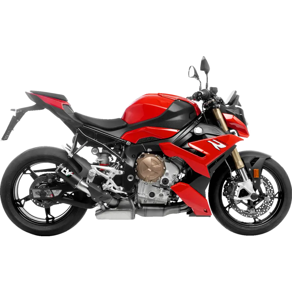 LEOVINCE LV Corsa Slip-On Muffler - Carbon 15407CU - E X Haust Group