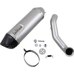 LEOVINCE LV One Evo Muffler - Stainless Steel 14302EU - E X Haust Group