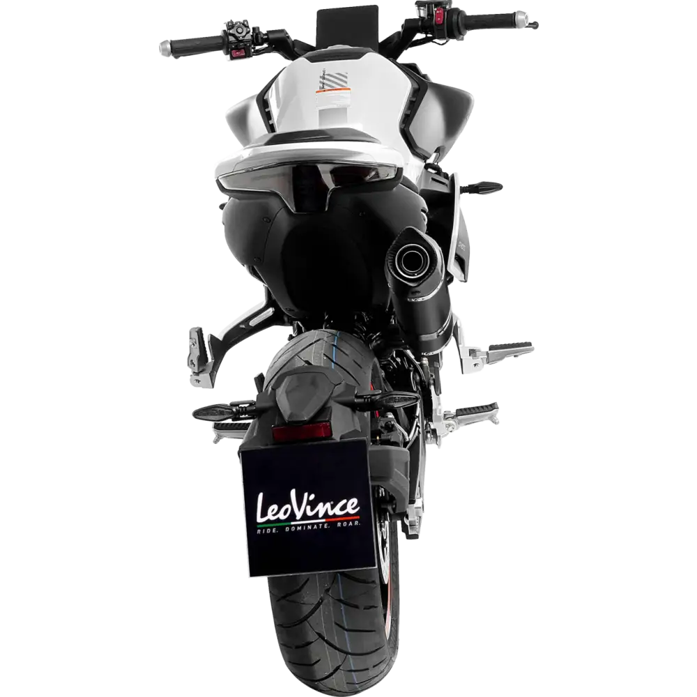LEOVINCE LV One EVO Slip-On Muffler - Black 14444EBU - E X Haust Group