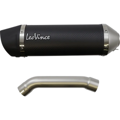 LEOVINCE LV One EVO Slip-On Muffler - Carbon Fiber 14394EU - E X Haust Group