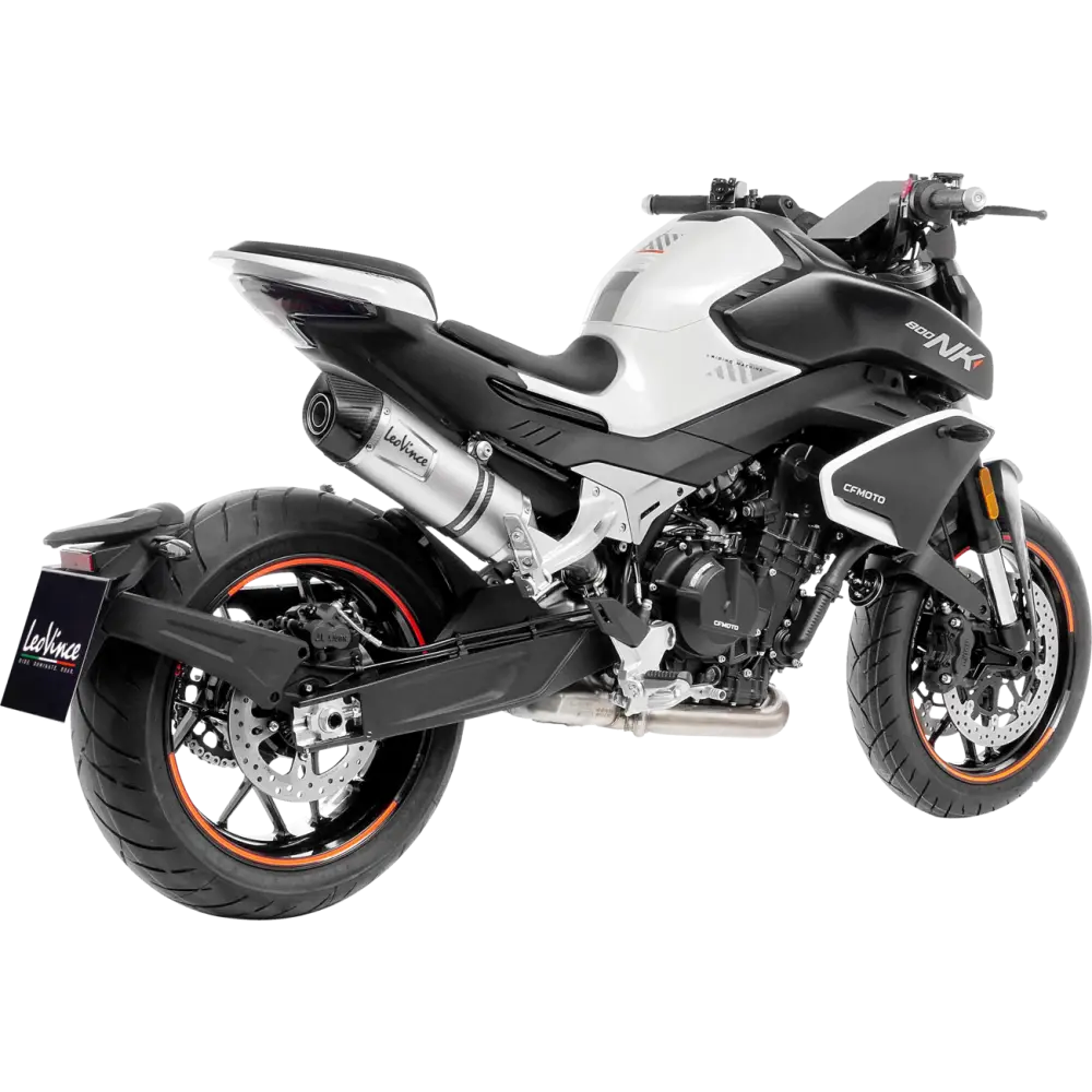 LEOVINCE LV One EVO Slip-On Muffler - Silver 14444EU - E X Haust Group