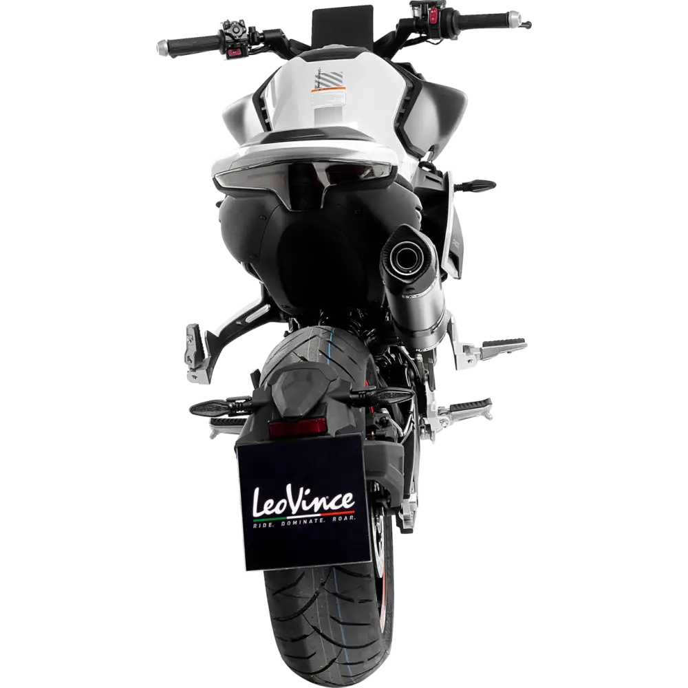 LEOVINCE LV One EVO Slip-On Muffler - Silver 14444EU - E X Haust Group