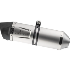 LEOVINCE LV One Evo Slip-On Muffler - Stainless Steel 14383EU - E X Haust Group